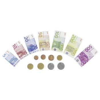 Goki - Spielgeld, Euro M&uuml;nzen und Scheine