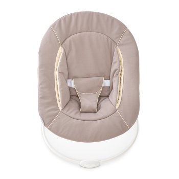 Hauck - Wippe 2 in 1 (kompatibel mit Hochstuhl Alpha+) BEIGE (2)