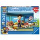 Ravensburger - Hilfsbereite Spürnasen (Paw Patrol) PUZZLE (2 x 24 TEILE)