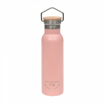 Lässig - Kinder-Trinkflasche Edelstahl (460 ml) ROSE...