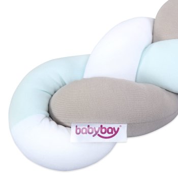 babybay - Nestchenschlange geflochten AQUA