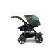 TFK - duo 2 - Zwillings/Geschwister-Kinderwagen OLIVE (Luftkammerreifen)