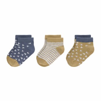 Lässig - Kinder Sneaker Socken (3er-Pack), Curry...