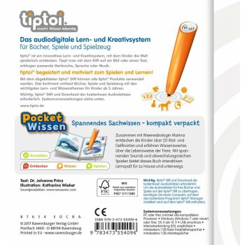 Ravensburger - tiptoi - Pocket Wissen - Wale und Delfine (A)