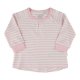 Fixoni - Langarm-Shirt aus Bio-Baumwolle, Rose/Gestreift, Gr.: 74