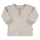 Fixoni - Langarm-Shirt aus Bio-Baumwolle, Sand/Gestreift, Gr.: 74