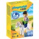 PLAYMOBIL - 1-2-3 - 70410 Junge mit Pony (A)