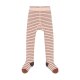 Lässig - Strumpfhose - Tights GOTS, Tiny Farmer, Striped Orange Beige Gr. 50-56 (A)