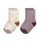 Lässig - Kinder Antirutsch-Socken (2er-Pack) - Anti-Slip Socks, Tiny Farmer Lilac Gr. 23-26 (A)