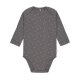 Lässig - Baby Body Langarm GOTS - Cozy Colors, Spots anthracite Gr. 86/92 (2)