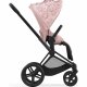 CYBEX - Platinum PRIAM 4.0 inkl. Hardparts mit Seatpack und Lux Carry Cot SIMPLY-FLOWERS (Pink)