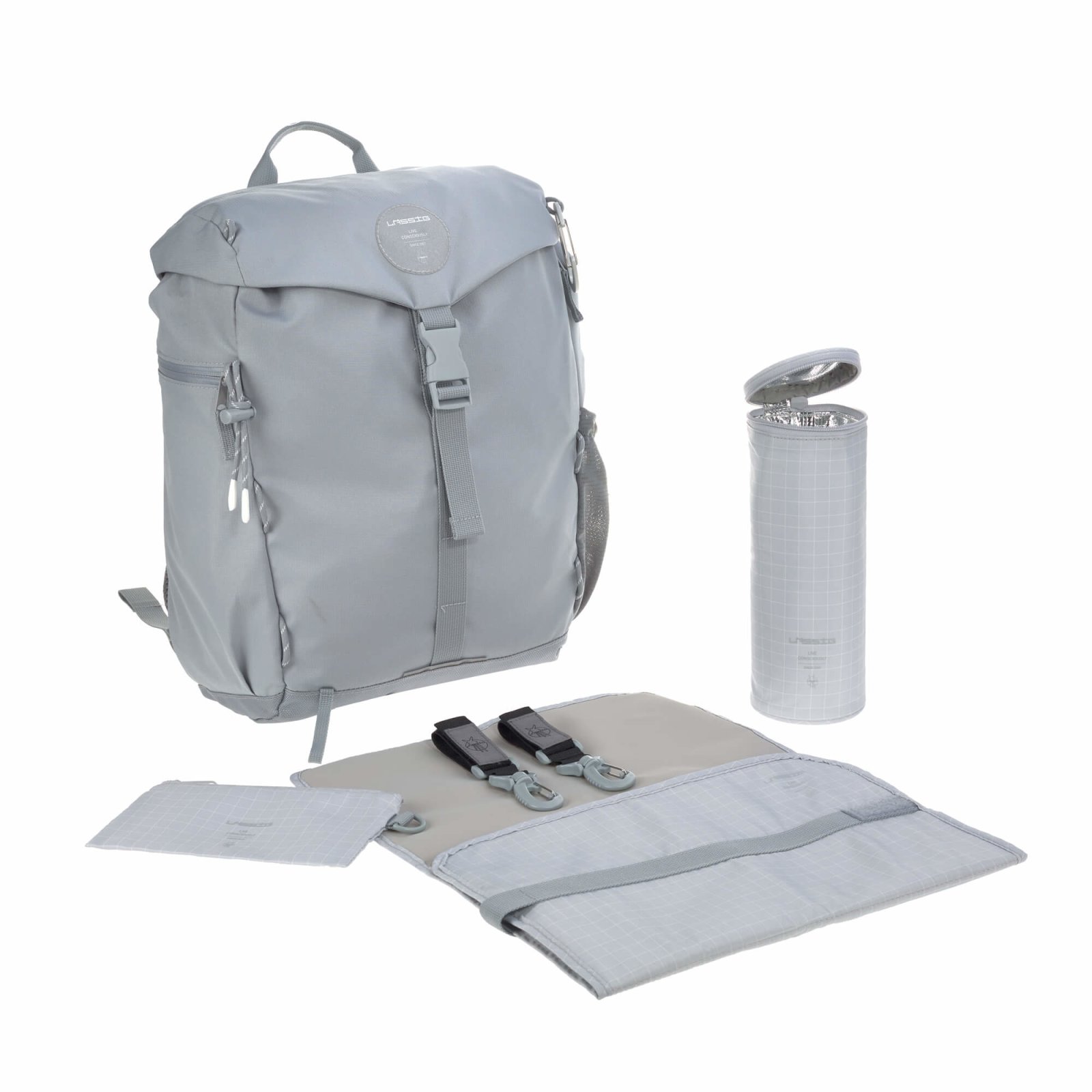 Lässig - Grey, Outdoor - Wickelrucksack Backpack, 124,99 €
