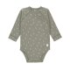 Lässig - Baby Wickelbody Langarm GOTS - Cozy Colors, Speckles olive Gr. 50/56 (A)