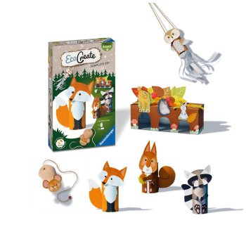 Ravensburger - Bastelset EcoCreate Forest Animals