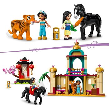 LEGO - Disney - 43208 Jasmins und Mulans Abenteuer