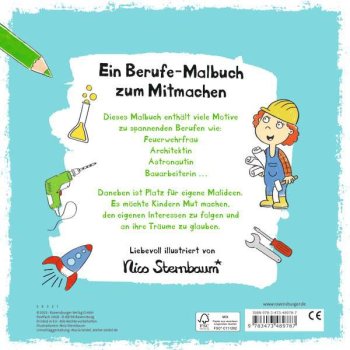Ravensburger - Malbuch M&auml;dchen k&ouml;nnen alles werden