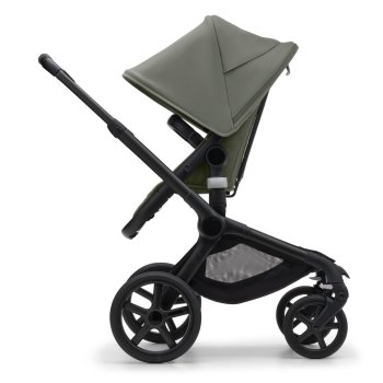 BUGABOO - Fox 5 Kinderwagen mit Liegewanne und Sitz CORE (SCHWARZ / WALDGRÜN)