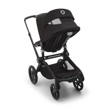 BUGABOO - Fox 5 Kinderwagen mit Liegewanne und Sitz CORE (SCHWARZ / WALDGRÜN)