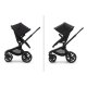 BUGABOO - Fox 5 Kinderwagen mit Liegewanne und Sitz CORE (SCHWARZ / WALDGRÜN)