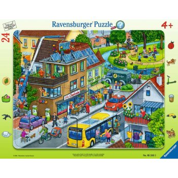 Ravensburger - Unsere grüne Stadt RAHMENPUZZLE (24...