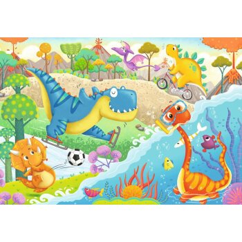 Ravensburger - Lieblingsdinos PUZZLE (2 x 12 TEILE)