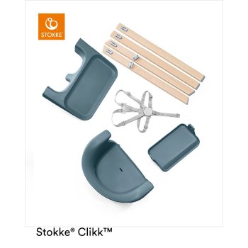 STOKKE - CLIKK™ Hochstuhl FJORD-BLUE