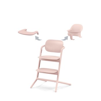 CYBEX - Gold Lemo 2.0 Hochstuhl 3 in 1 Set (PEARL-PINK)