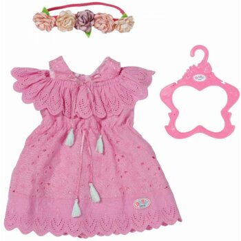 Zapf - Baby BornTrend Blumenkleid rosa 43cm