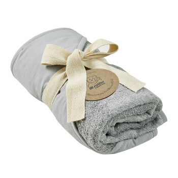 Rotho - Baby-Kapuzenhandtuch STONE-GREY (A)