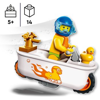 LEGO - City - 60333 Stuntz Badewannen-Stuntbike