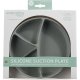 everydaybaby - Silikon Esslernteller mit Saugfuß QUIET GREY