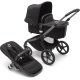 BUGABOO - Fox 5 Kinderwagen mit Liegewanne und Sitz CORE (GRAPHITE / MITTERNACHTSSCHWARZ)