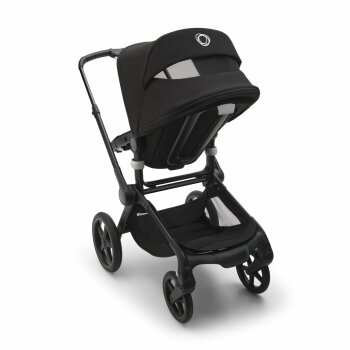 BUGABOO - Fox 5 Kinderwagen mit Liegewanne und Sitz CORE (GRAPHITE / MITTERNACHTSSCHWARZ / MORGENROSA)