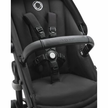 BUGABOO - Fox 5 Kinderwagen mit Liegewanne und Sitz CORE (GRAPHITE / MITTERNACHTSSCHWARZ / MORGENROSA)