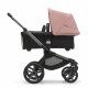 BUGABOO - Fox 5 Kinderwagen mit Liegewanne und Sitz CORE (GRAPHITE / MITTERNACHTSSCHWARZ / MORGENROSA)