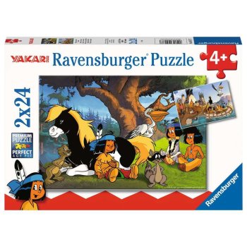 Ravensburger - Yakari und seine Freunde PUZZLE (2 x 24...