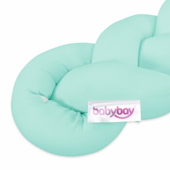 babybay - Nestchenschlange geflochten passend für alle Modelle, mint