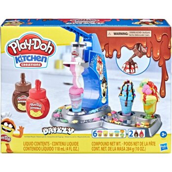 Hasbro - Play-Doh - Drizzy Eismaschine mit Toppings (A)