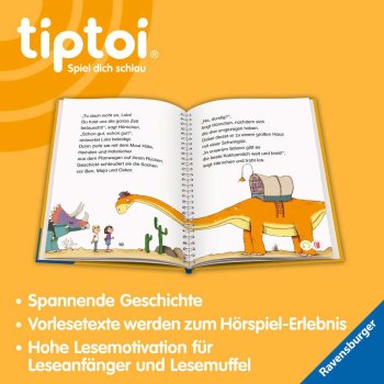 Ravensburger - tiptoi - Lese-Lausch-Abenteuer - Dino-Stadt