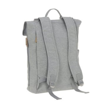 Lässig - Wickelrucksack - Rolltop Backpack, Grey Mélange (Limited Edition)