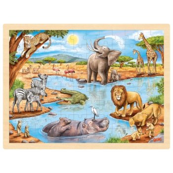 Goki - Einlegepuzzle afrikanische Savanne