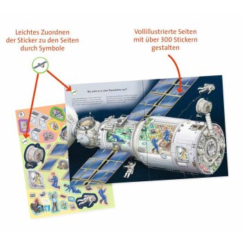 Ravensburger - Wieso? Weshalb? Warum? Stickerheft: Weltraum