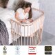 babybay - Beistellbett Boxspring NATUR-UNBEHANDELT