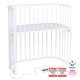 babybay - Beistellbett Boxspring WEISS-LACKIERT