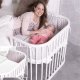 babybay - Beistellbett Maxi Comfort Plus SCHIEFERGRAU-LACKIERT