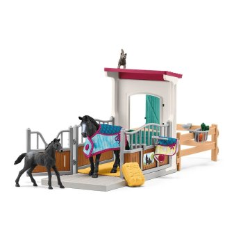 Schleich - Horse Club - 42611 Pferdebox mit Stute und Fohlen