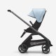 BUGABOO - Dragonfly Kinderwagen mit Liegewanne und Sitz (GRAPHIT / SCHWARZ / HIMMELBLAU)