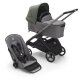 BUGABOO - Dragonfly Kinderwagen mit Liegewanne und Sitz (GRAPHIT / GRAU-MELIERT)