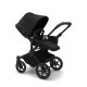 BUGABOO - Donkey 5 Duo Geschwister-Kinderwagen mit Liegewanne und Sitz CORE (SCHWARZ / MITTERNACHTSSCHWARZ)