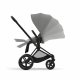 CYBEX - Platinum e-PRIAM 2.0 inkl. Hardparts mit Seatpack und Lux Carry Cot (MIRAGE-GREY)